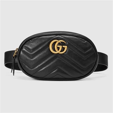 gucci small leather belt bag|gucci waist pouch belt bag.